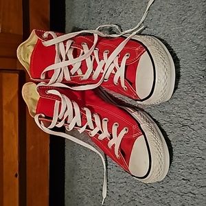 Red high tops